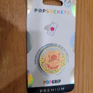 PopSocket Enamel Blooming Peony Pink Top+Base